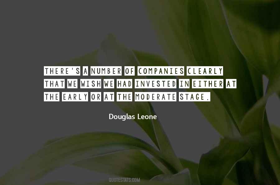 Douglas Leone Quotes #1117959