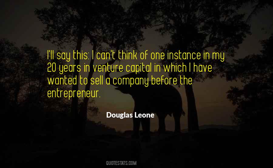 Douglas Leone Quotes #301878