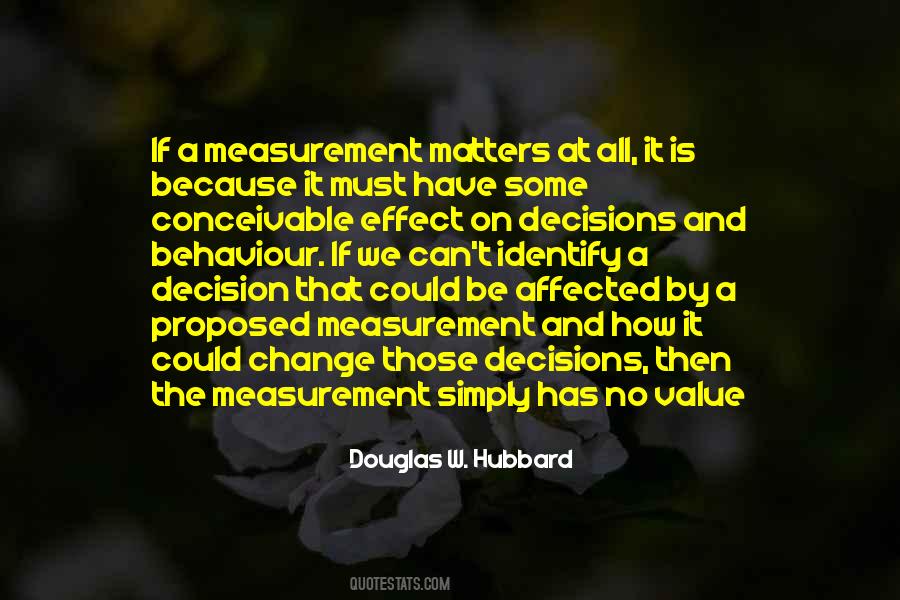 Douglas W. Hubbard Quotes #1042342