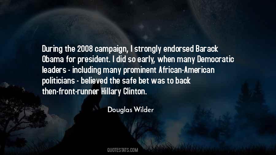 Douglas Wilder Quotes #953667