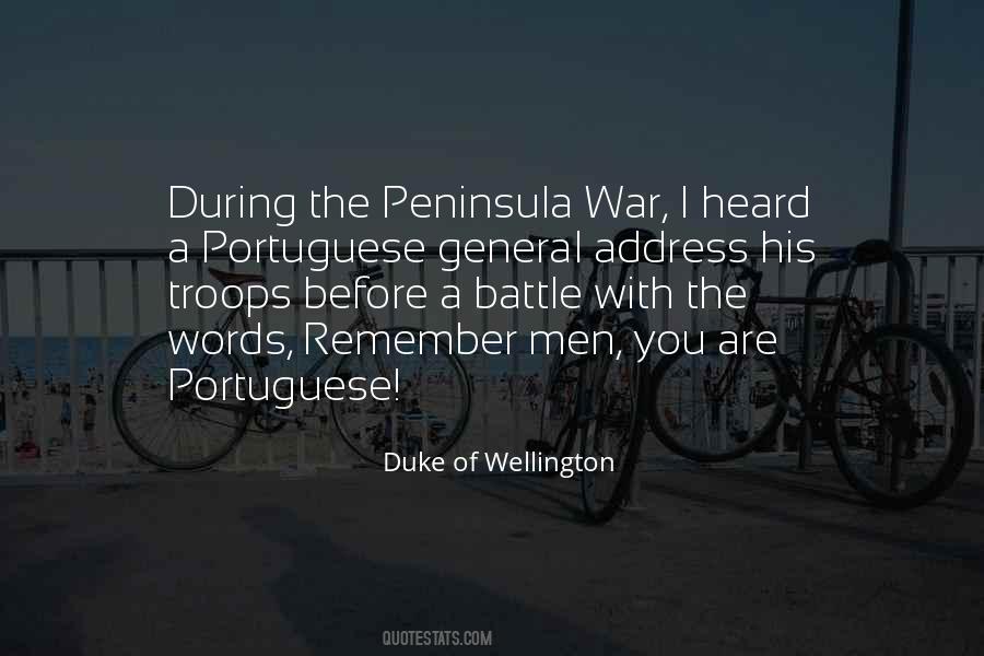 Duke Of Wellington Quotes #1727407