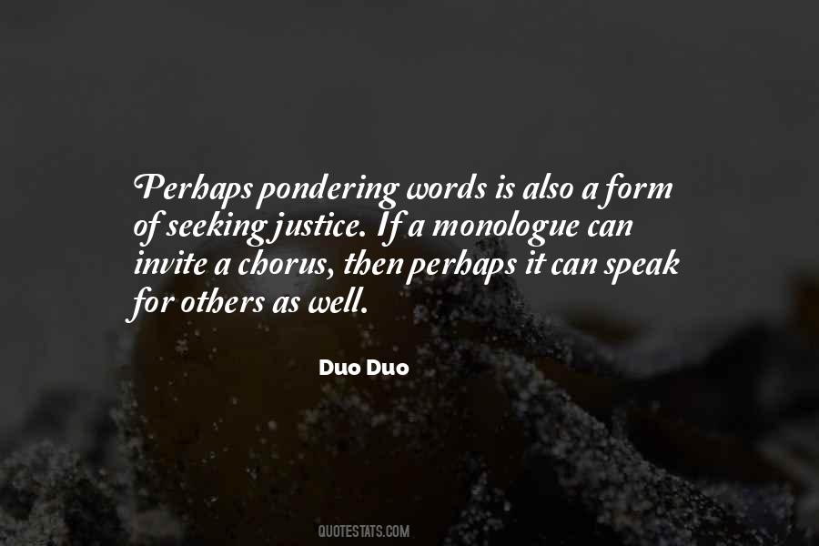 Duo Duo Quotes #213359 Duo Duo Quotes #213359