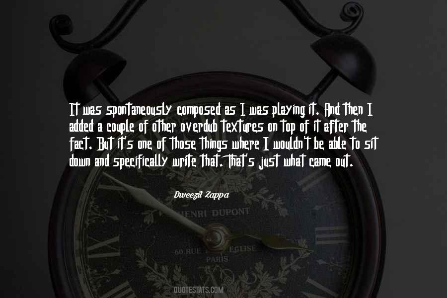 Dweezil Zappa Quotes #1331251