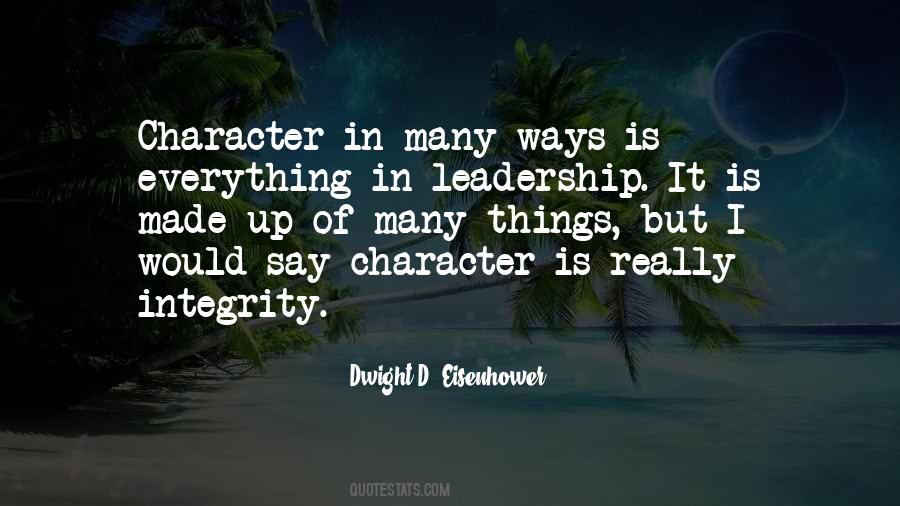 Dwight D. Eisenhower Quotes #263969