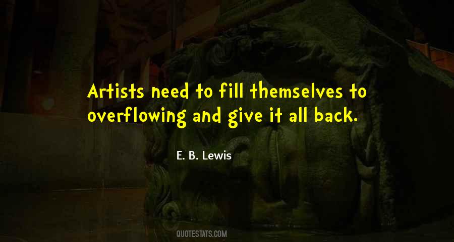 E. B. Lewis Quotes #1228641