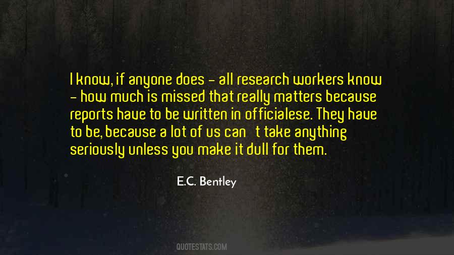 E.C. Bentley Quotes #1443124