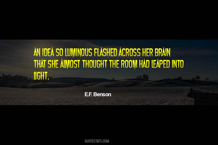 E.F. Benson Quotes #801428