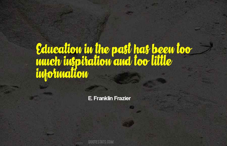 E. Franklin Frazier Quotes #553061