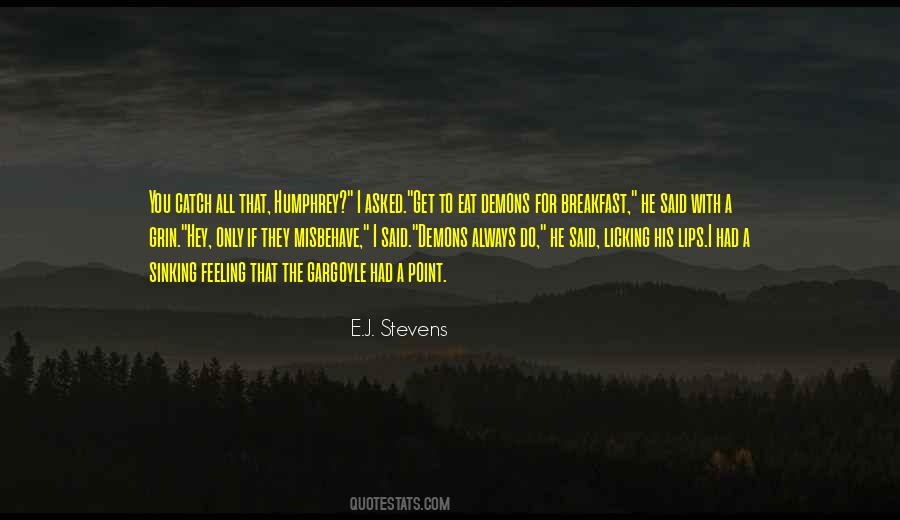 E.J. Stevens Quotes #388602