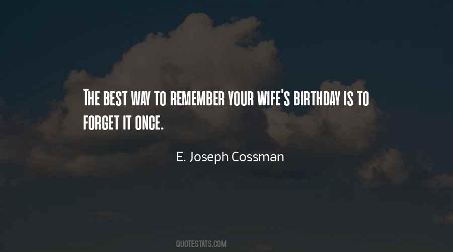 E. Joseph Cossman Quotes #1578747