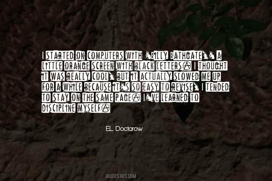 E.L. Doctorow Quotes #1868709