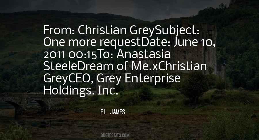 E.L. James Quotes #1569559