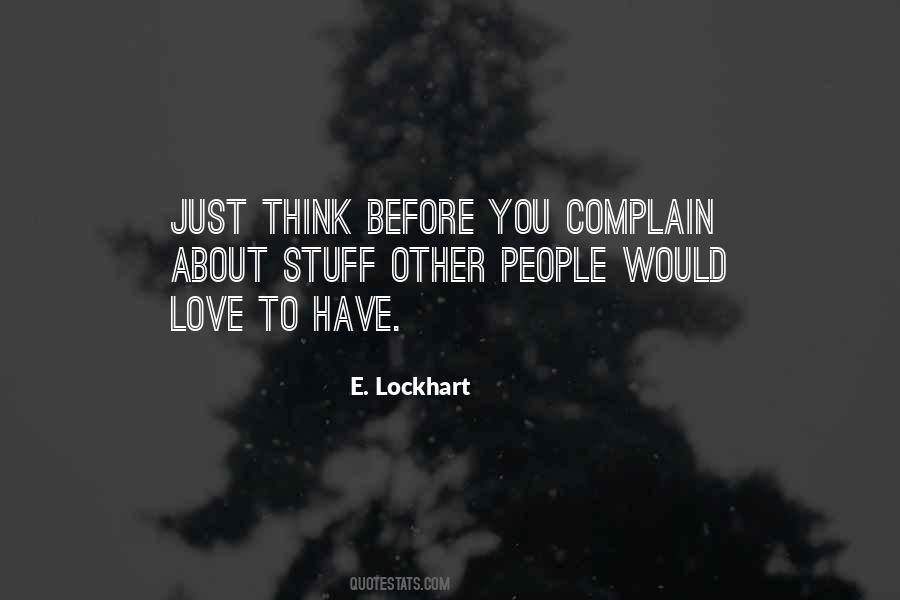 E. Lockhart Quotes #472476
