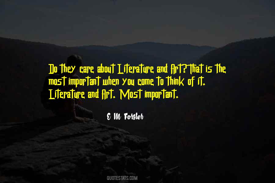 E. M. Forster Quotes #1741109