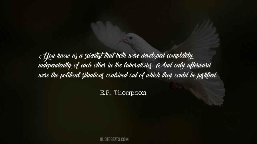 E.P. Thompson Quotes #1396464