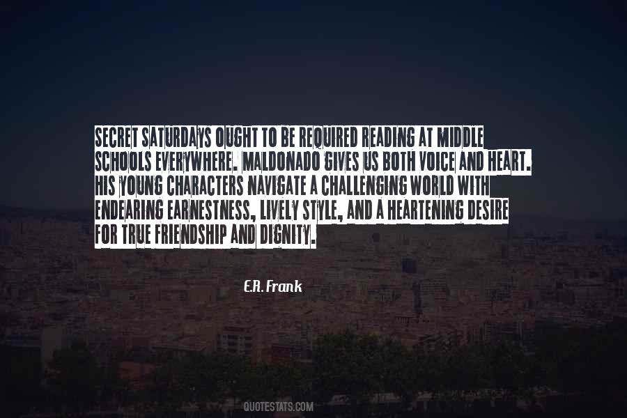 E.R. Frank Quotes #172527