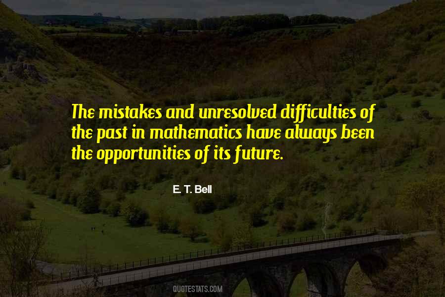 E. T. Bell Quotes #1442965