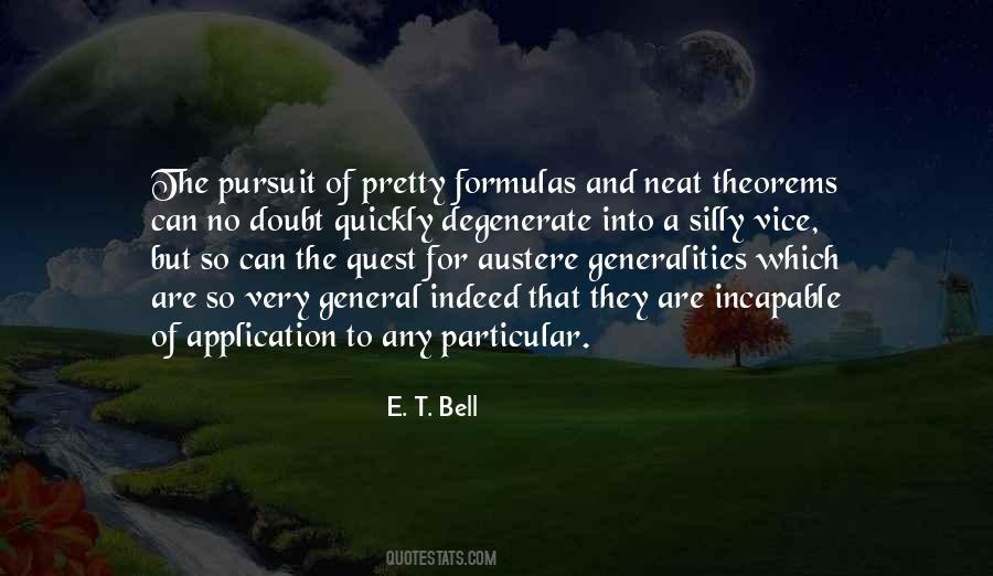 E. T. Bell Quotes #914926