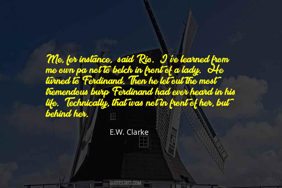 E.W. Clarke Quotes #1653811