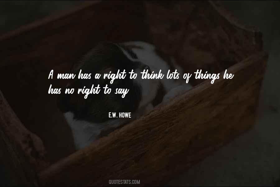 E.W. Howe Quotes #293961