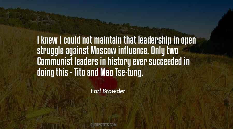 Earl Browder Quotes #215571