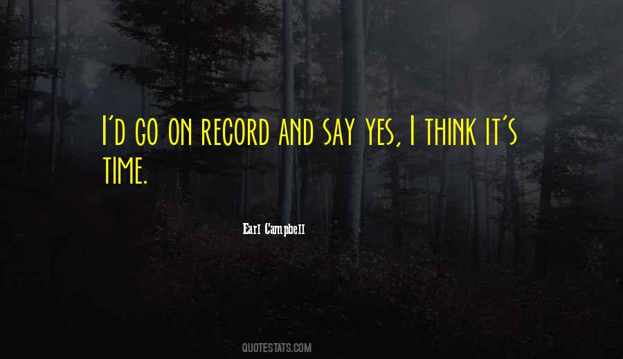 Earl Campbell Quotes #821713