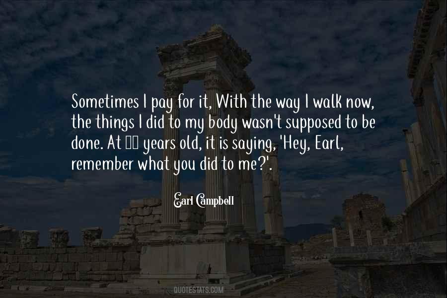 Earl Campbell Quotes #84510