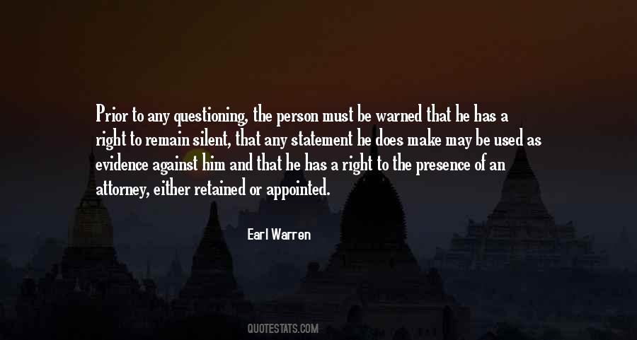 Earl Warren Quotes #764914