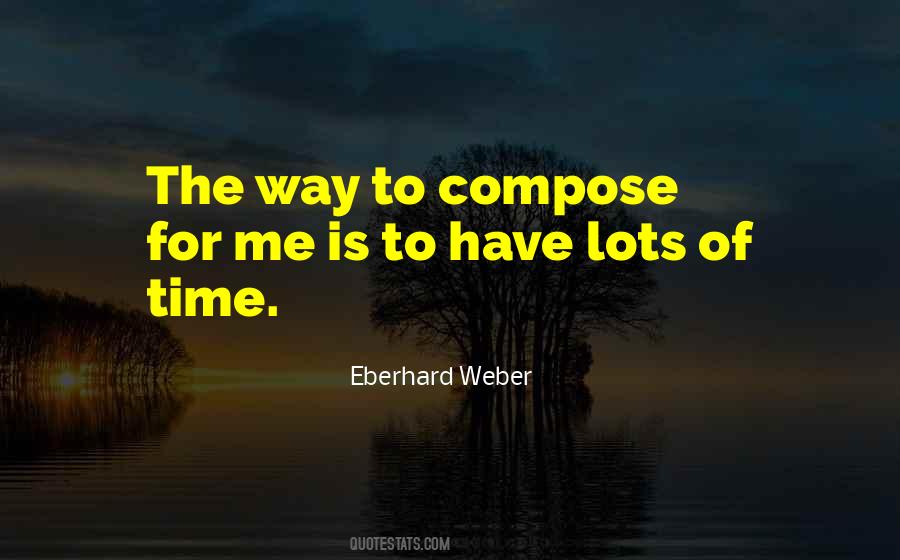 Eberhard Weber Quotes #477602