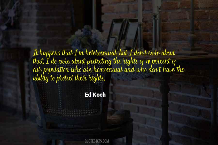 Ed Koch Quotes #1029327