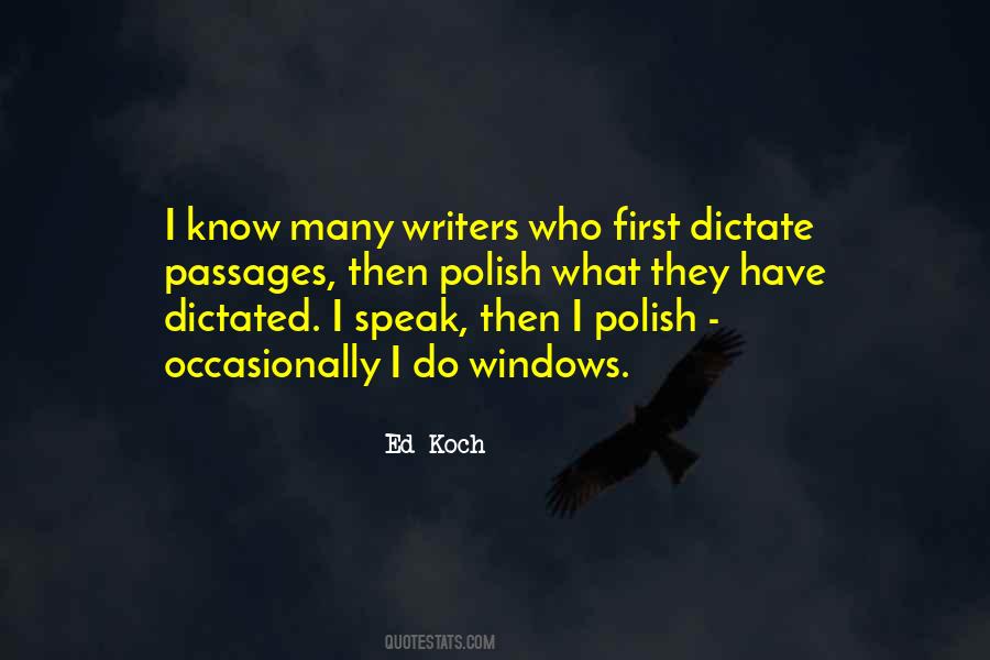 Ed Koch Quotes #615709