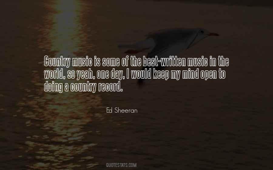 Ed Sheeran Quotes #278015