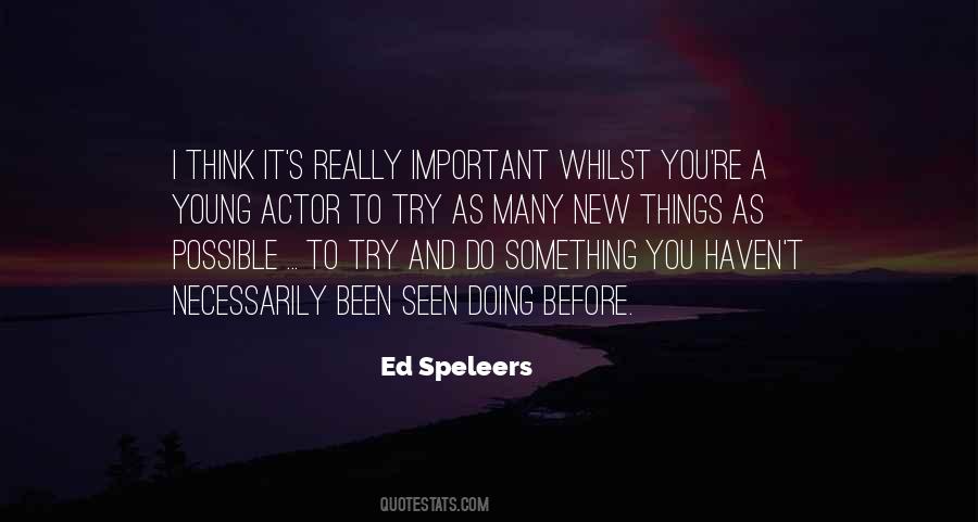 Ed Speleers Quotes #1543746