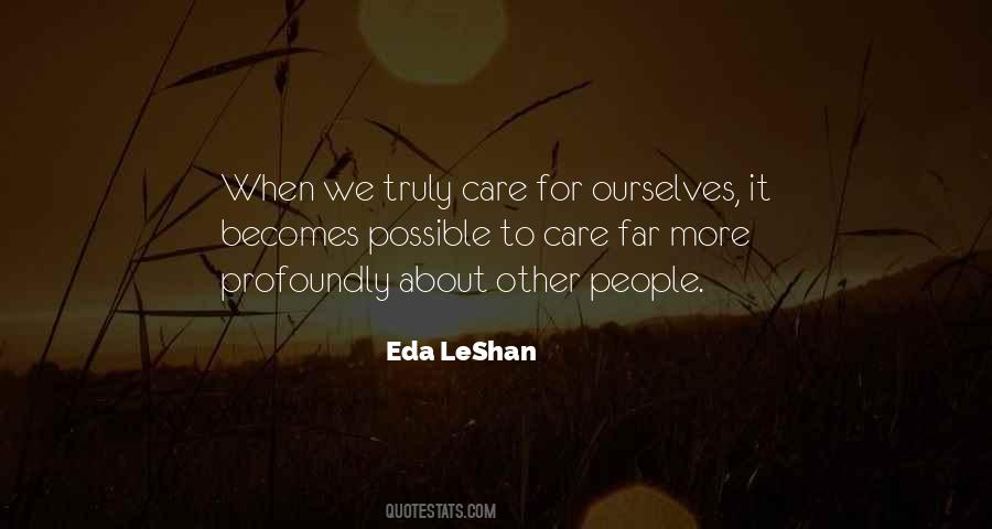 Eda LeShan Quotes #397861