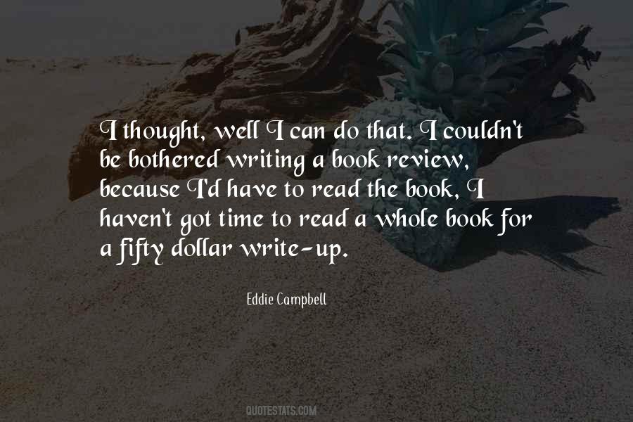 Eddie Campbell Quotes #716103