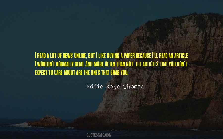 Eddie Kaye Thomas Quotes #1079737