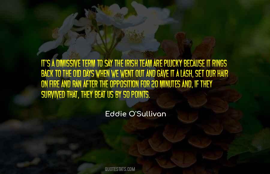 Eddie O'Sullivan Quotes #156869