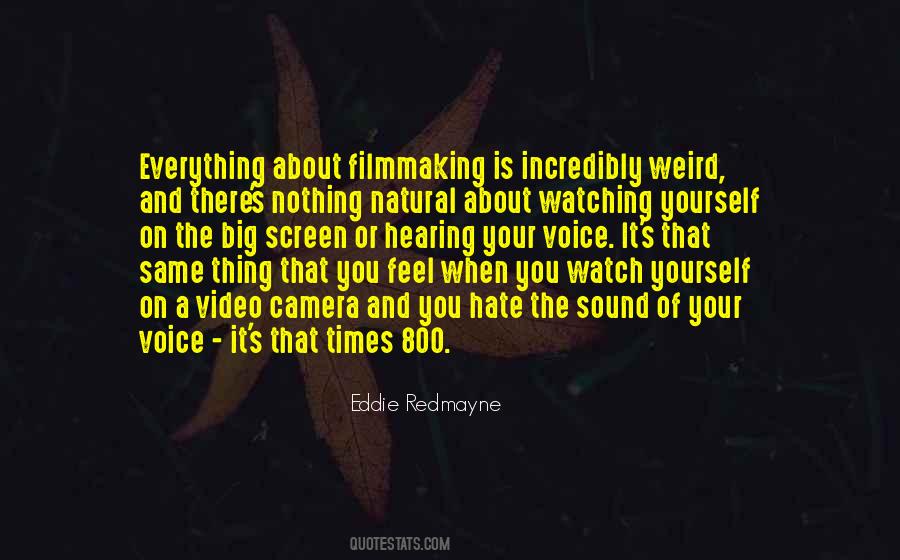 Eddie Redmayne Quotes #1369155