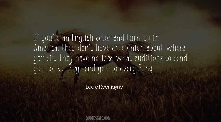 Eddie Redmayne Quotes #1743716