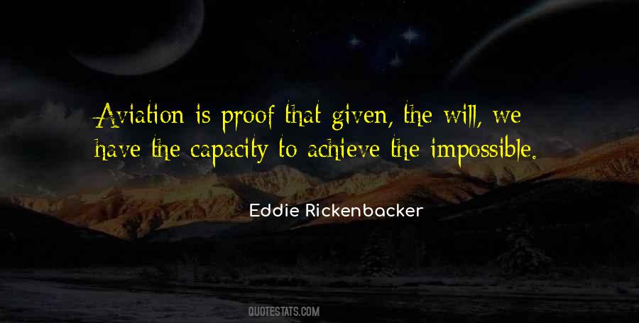 Eddie Rickenbacker Quotes #464667