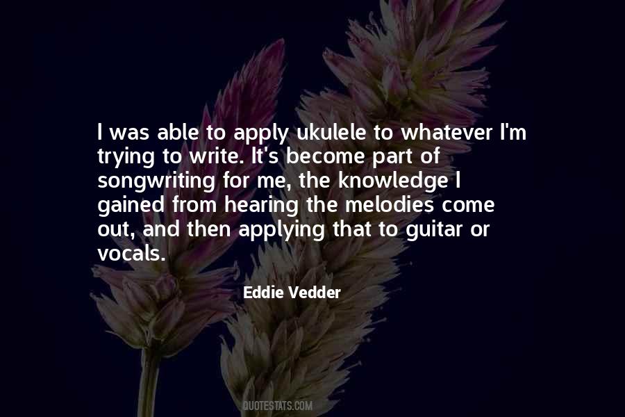 Eddie Vedder Quotes #1750682