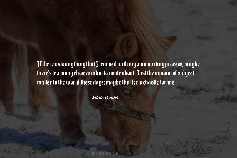 Eddie Vedder Quotes #92256