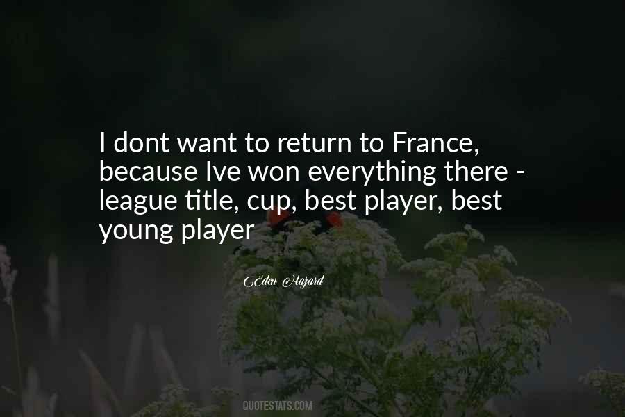 Eden Hazard Quotes #1171118 Eden Hazard Quotes #1171118