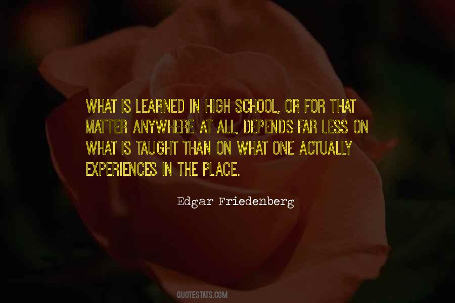 Edgar Friedenberg Quotes #308731