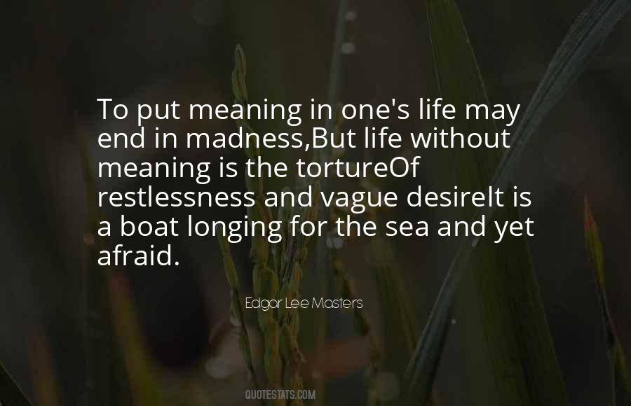 Edgar Lee Masters Quotes #1118491