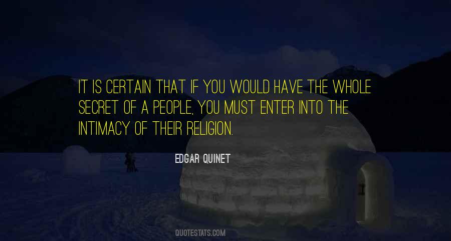 Edgar Quinet Quotes #763142