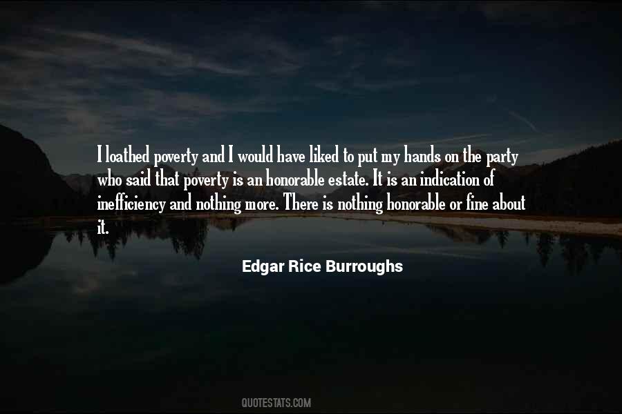 Edgar Rice Burroughs Quotes #174297
