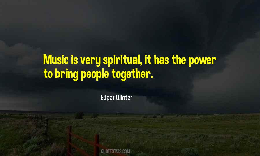 Edgar Winter Quotes #1353871