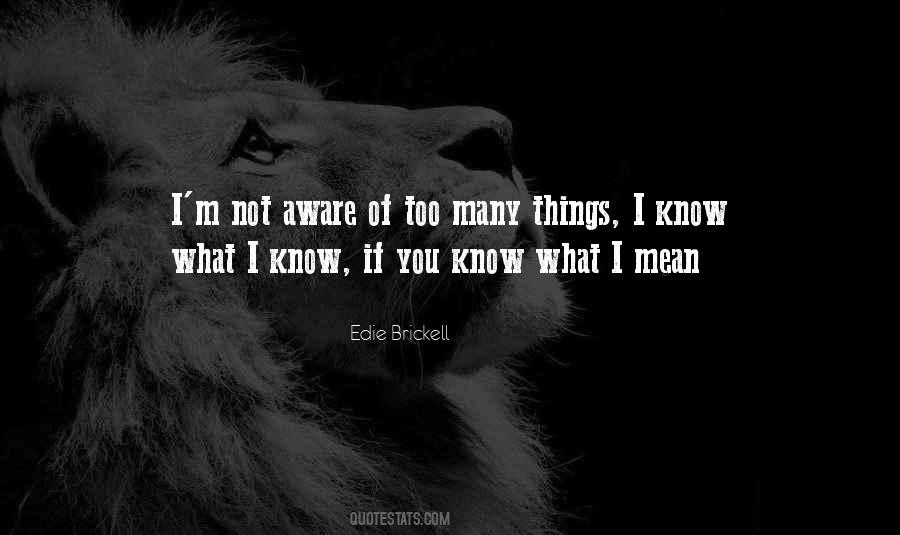 Edie Brickell Quotes #1588079