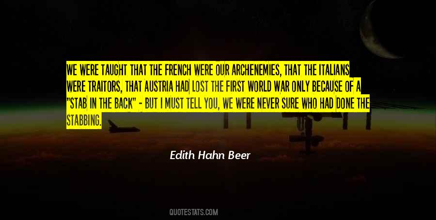 Edith Hahn Beer Quotes #1100291